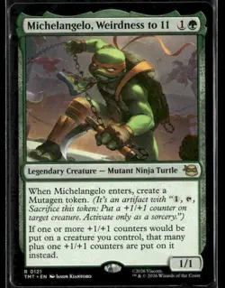 MTG TMT Michelangelo, Weirdness to 11 Normal NM - Image 1