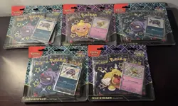 Pokemon Paldean Fates Tech Sticker Collection LOT of 5 SEALED - Image 1