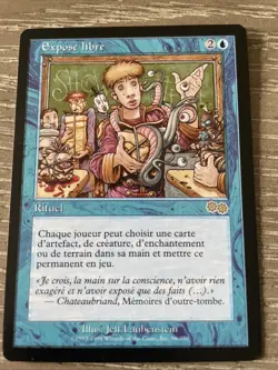 MTG Show and Tell FRENCH Urza's Saga Expose Libre MTG NM Magic: the Gathering - Image 1