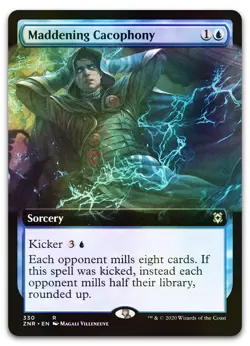 Maddening Cacophony (Extended Art) #330 (Foil) NM Zendikar Rising ZNR Magic MTG - Image 1
