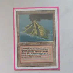 Volcanic Island Revised Edition Rare Land Magic: The Gathering Regular English - Image 2