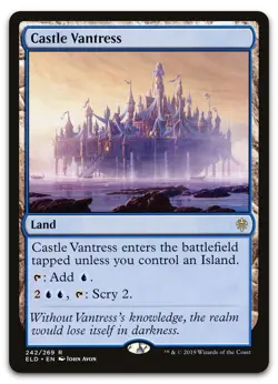 Castle Vantress #242 (LP) Throne of Eldraine ELD Magic MTG - Image 1