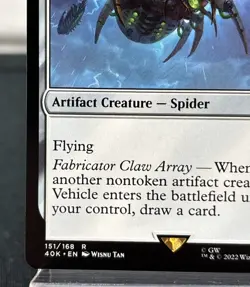 Magic The Gathering (MTG) Canoptek Spyder #151 Universes Beyond: Warhammer 40k - Image 5