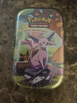 Pokemon TCG Espeon Mini Tin Sealed | 2 Booster Packs | Trading Card Game 820650809057 - Image 1