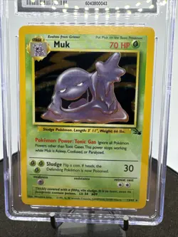 CGC 8.5 Muk 1999 Fossil - Unlimited 13/62 Holo Rare Pokemon Card - Image 4