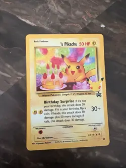 Birthday Pikachu - 24 - Holo Rare 25th Celebrations Classic - Pokemon TCG - NM - Image 1