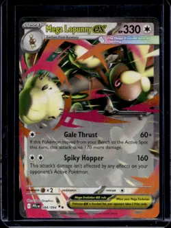 2025 Pokemon Phantasmal Flames Mega Lopunny ex Double Rare #084/094 - Image 1