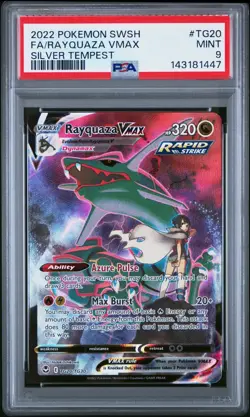 Rayquaza VMAX TG20/TG30 Silver Tempest Trainer Gallery Pokemon English PSA 9 - Image 1
