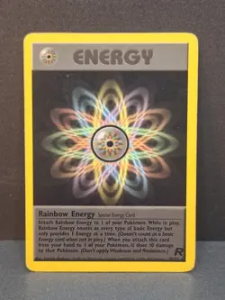 Team Rocket Rainbow Energy Vintage Pokemon TCG 80/82 Non Holo Rare 2000 Lot of 2 - Image 5