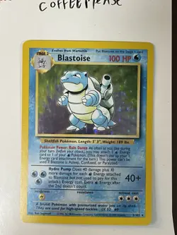 Pokemon Blastoise 2/102 Base Set Holo Rare 100 HP 1999 Wizards of the Coast - Image 1