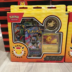 40x Pokemon TCG Pokemon Day 2026 Collection Box Brand New Factory Sealed Pikachu - Image 2