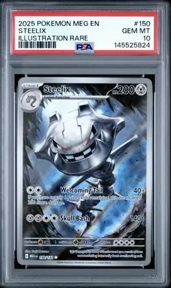 Steelix 150/132 - Gem Mint - Mega Evolution - Pokemon TCG - Image 1