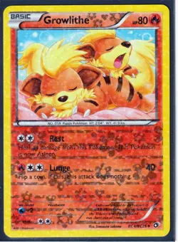 2013 GROWLITHE RC4/RC25 Legendary Treasures Pokemon Radiant Collection HOLO (G8) - Image 1