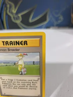 Pokemon TCG Pokemon Breeder Base Set 76/102 MP Regular Unlimited Rare#10 - Image 3