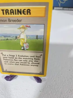 Pokemon TCG Pokemon Breeder Base Set 76/102 MP Regular Unlimited Rare#10 - Image 4