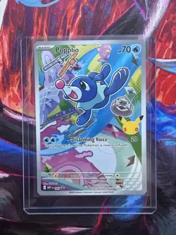 Pokemon TCG - Popplio - First Partner Illustration Promo 045 30th Anniversary - Image 1