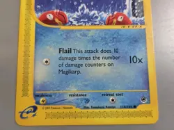 Pokemon Base Set Expedition #118/165 non-holo MAGIKARP. (never played) - Image 3