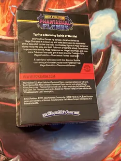 Pokemon TCG Mega Evolution Phantasmal Flames Booster Bundle Sealed - Image 3