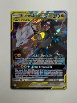 Pokemon TCG - Reshiram & Zekrom GX 157/236 SM Cosmic Eclipse Ultra Rare | NM - Image 2