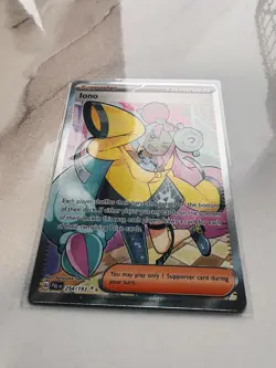 Iono Trainer Full Art Ultra Rare Holo 254/193 Paldea Evolved MINT FA Pokemon TCG - Image 2