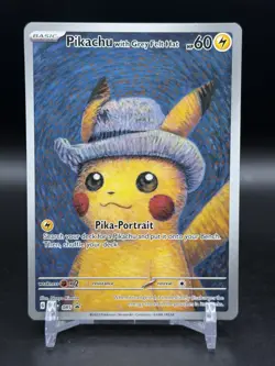 Pikachu with Grey Felt Hat SVP 085 Scarlet & Violet Promo Pokemon English NM- - Image 1