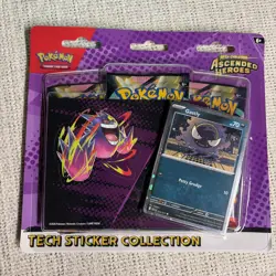 2026 Pokemon Ascended Heroes 3 Pack Tech Sticker Collection - Image 1