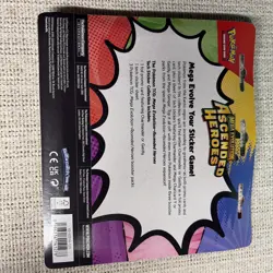 2026 Pokemon Ascended Heroes 3 Pack Tech Sticker Collection - Image 5