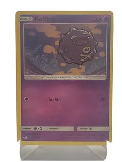 Koffing 28/68 Pokemon Hidden Fates Reverse Holo Psychic LP Used See Pictures - Image 1