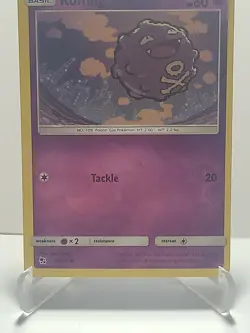 Koffing 28/68 Pokemon Hidden Fates Reverse Holo Psychic LP Used See Pictures - Image 4