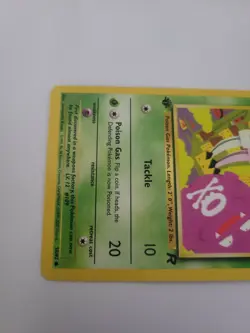 Pokemon TCG Koffing 58/82 Team Rocket 1st Edition Grass Common WOTC LP - Image 2