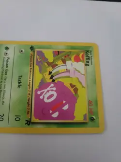 Pokemon TCG Koffing 58/82 Team Rocket 1st Edition Grass Common WOTC LP - Image 3