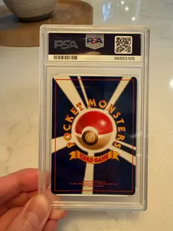 1996 POKEMON BASE SET JAPANESE #6 CHARIZARD-HOLO PSA 8 - Image 2