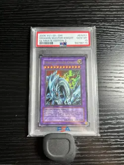 YUGIOH PSA 10 2006 Dragon Master Knight UE02-EN001 Ultra Rare - Image 1