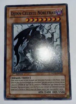 Yu-Gi-Oh - DJINN CELESTE NORLERAS - FOTB-FR022 - 1ere Edition - Super - LP M - Image 1