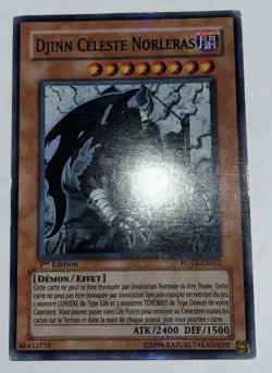 Yu-Gi-Oh - DJINN CELESTE NORLERAS - FOTB-FR022 - 1ere Edition - Super - LP M - Image 3
