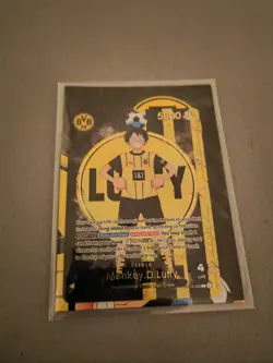 3x One Piece x BVB Dortmund Monkey D. Luffy Ruffy Promo Card ST13-003 Sealed - Image 2