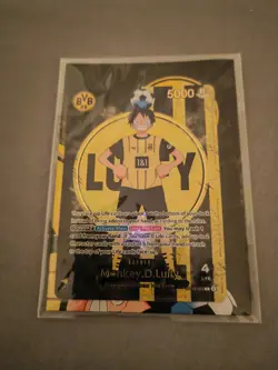 3x One Piece x BVB Dortmund Monkey D. Luffy Ruffy Promo Card ST13-003 Sealed - Image 4