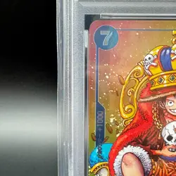 PSA 10 Monkey D Luffy P-043 WEEKLY SHONEN JUMP 2023 ONE PIECE Card Game Gem Mint - Image 4