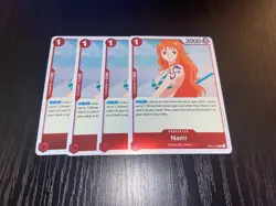 4x Nami OP01-016 R Playset NM One Piece TCG - Image 1