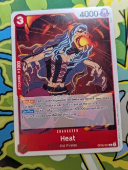 Heat OP09-007 - Emperors in the New World One Piece TCG English - Image 1