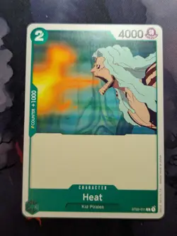 Heat - ST02-011 - One Piece Card Game - Starter Deck-Worst Generation - Image 1