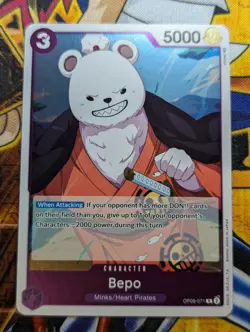 Bepo OP05-071 R - One Piece TCG Card Game - English - Image 1