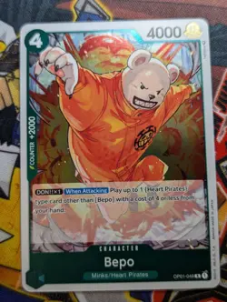 Bepo OP01-049 Romance Dawn One Piece Card English - Image 1