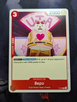 Bepo - P-019 Promo Promos One Piece TCG Card - NM - Image 1
