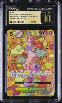 Special Alternate Art Nami One Piece 2024 OP09 SP Japanese #106 PRISTINE CGC 10 - Image 1