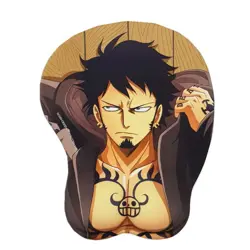 One Piece Monkey D.Luffy Robin Zoro Ace Mihawk Silicone Wrist Mouse Pad Anime Me - Image 2