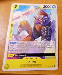 ONE PIECE ENGLISH CARD CARTE Shura OP05-106 Tournament Pack Vol.7 EN TCG NEUF - Image 1