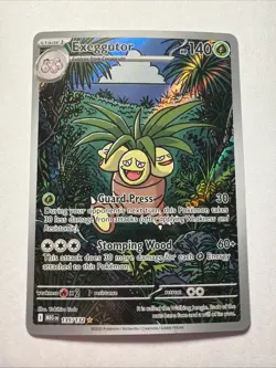 Pokemon TCG Exeggutor 135/132 Mega Evolution English Illustration Card Rare - Image 1