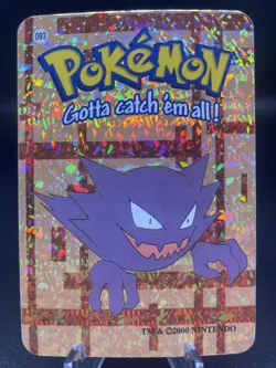 Haunter #093 2000 Pokemon Vending Prism Holo Sticker Card - Image 1