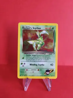 Pokemon Karte/card - Rocket's Scyther 13/132 Gym Heroes Holo - Light Played - Image 1